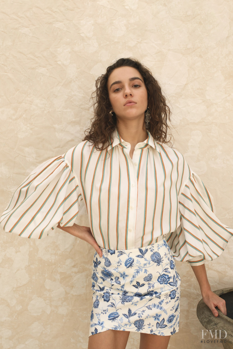 Emm Arruda featured in  the Derek Lam 10 Crosby lookbook for Pre-Fall 2020