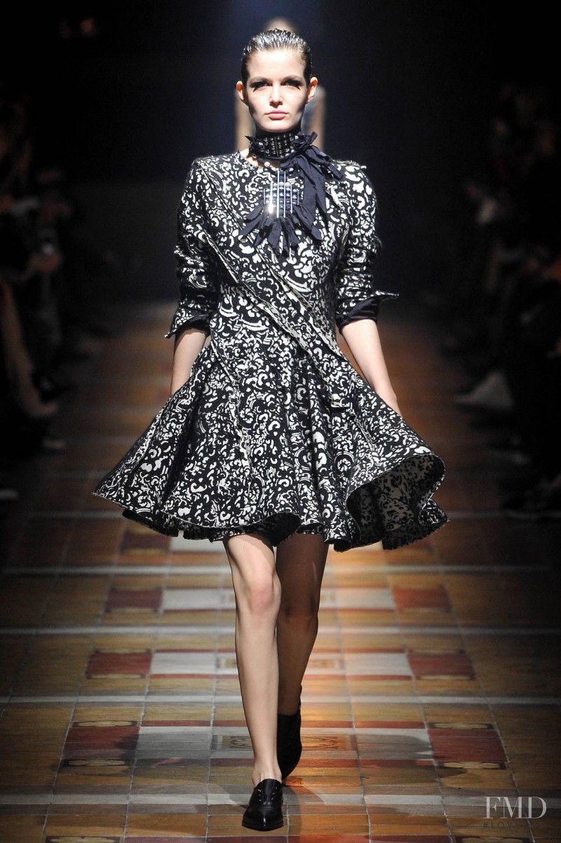 Zlata Mangafic featured in  the Lanvin fashion show for Autumn/Winter 2014