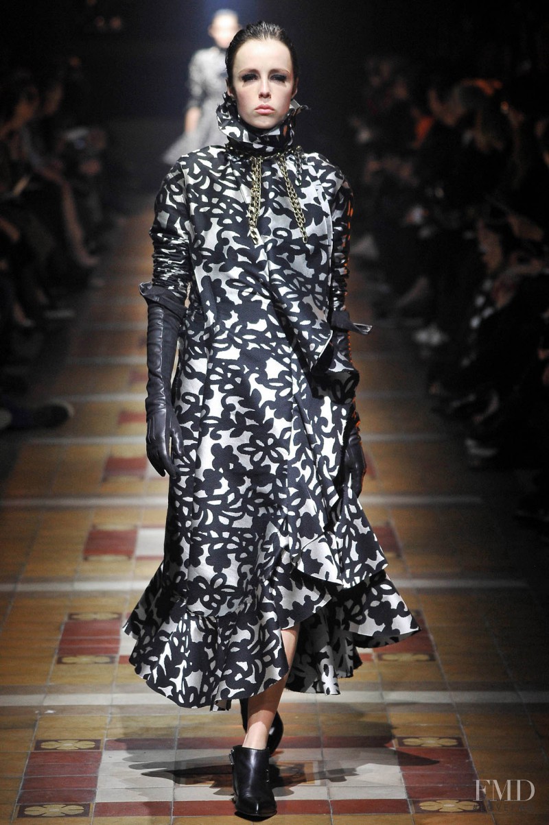 Edie Campbell featured in  the Lanvin fashion show for Autumn/Winter 2014