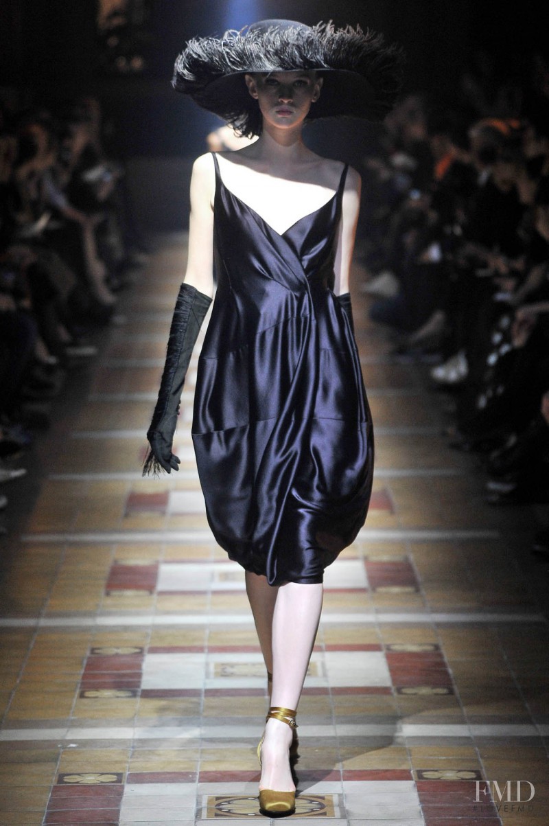 Nastya Sten featured in  the Lanvin fashion show for Autumn/Winter 2014