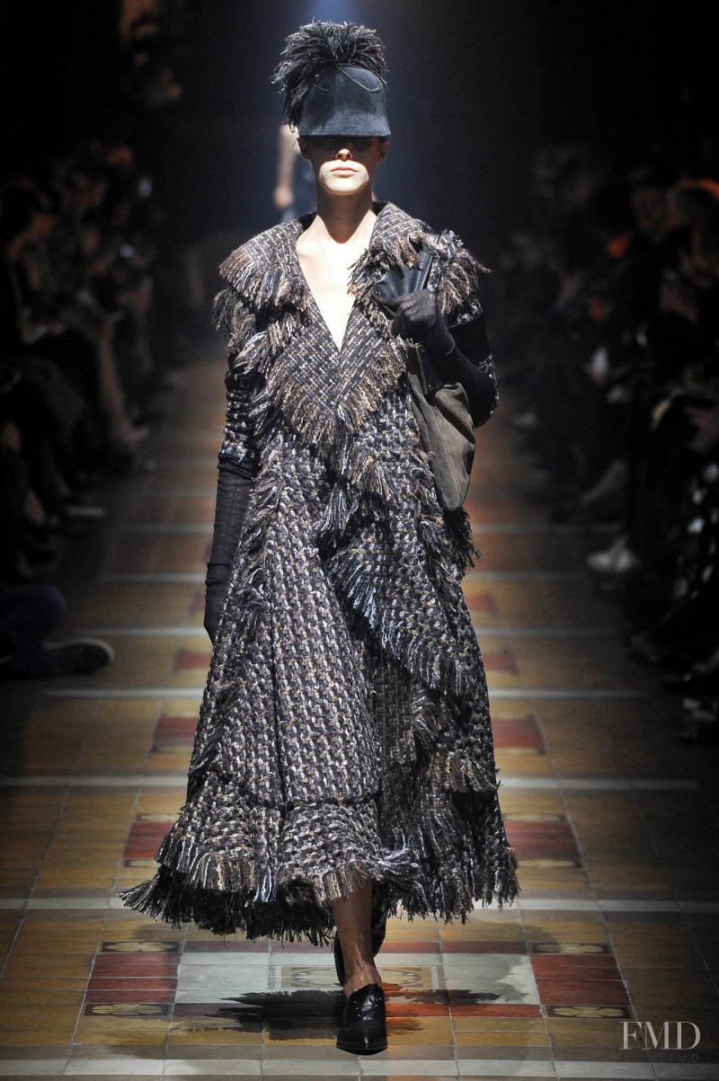 Carla Ciffoni featured in  the Lanvin fashion show for Autumn/Winter 2014