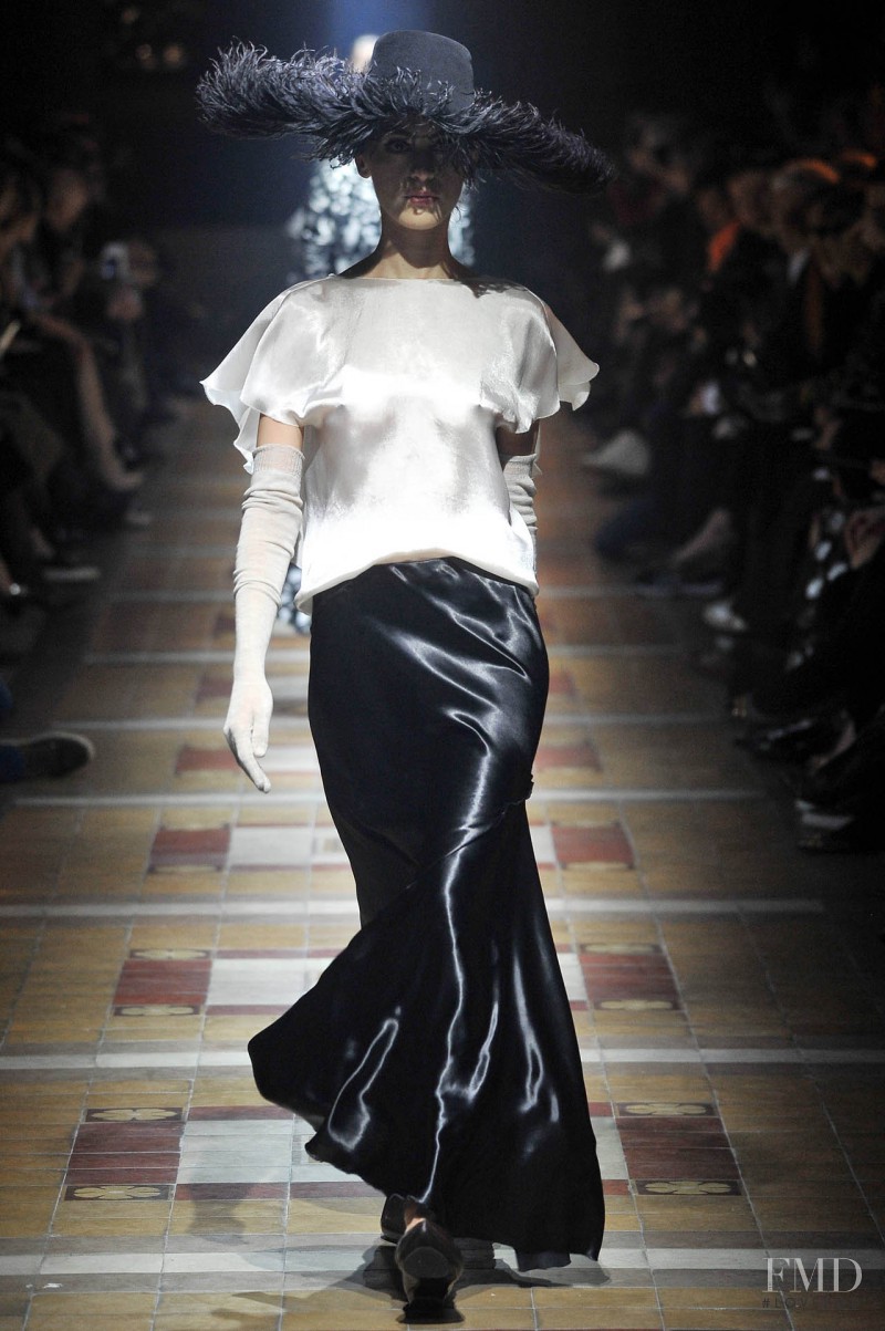 Bruna del Bortoli featured in  the Lanvin fashion show for Autumn/Winter 2014