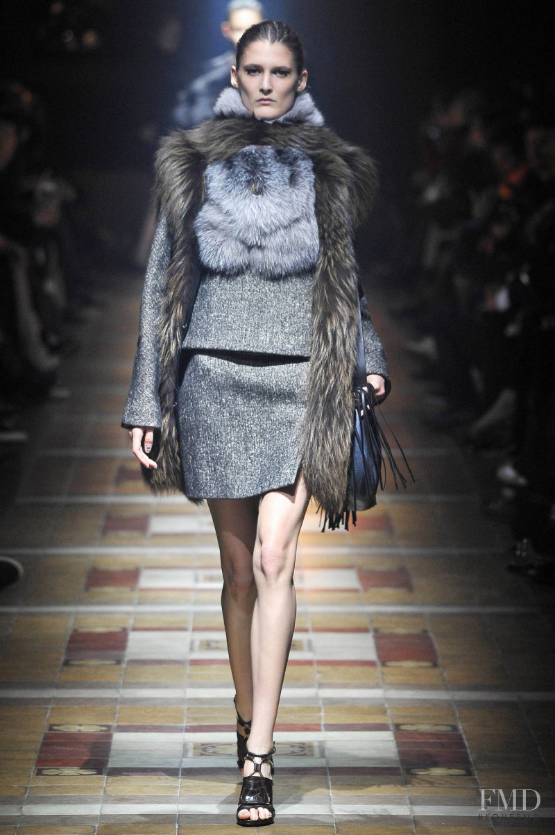 Marie Piovesan featured in  the Lanvin fashion show for Autumn/Winter 2014