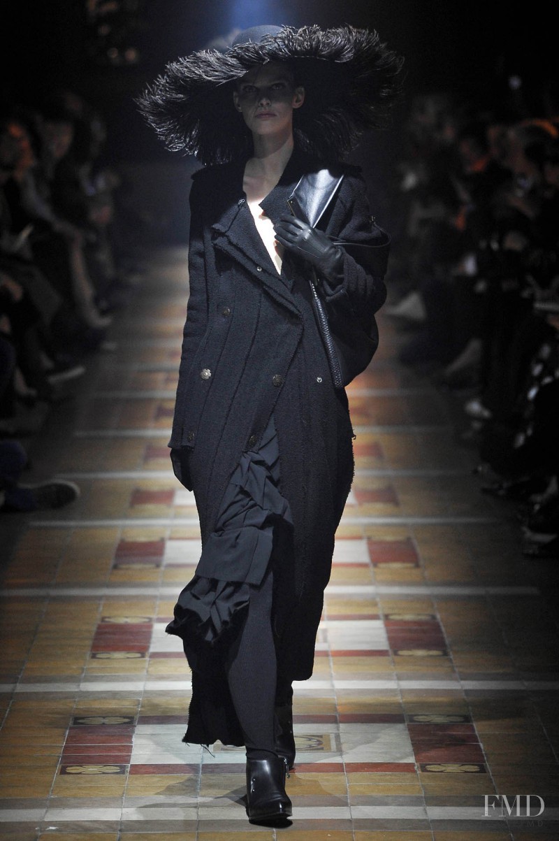Lisa Verberght featured in  the Lanvin fashion show for Autumn/Winter 2014