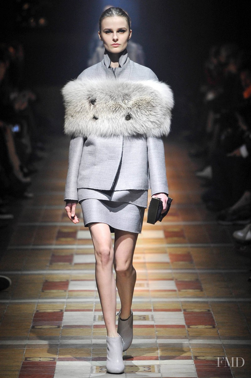 Vasilisa Pavlova featured in  the Lanvin fashion show for Autumn/Winter 2014