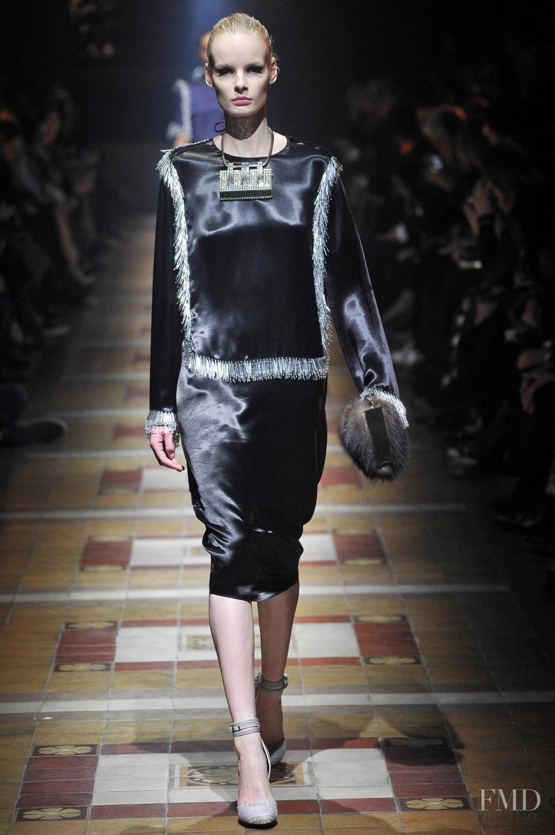 Irene Hiemstra featured in  the Lanvin fashion show for Autumn/Winter 2014