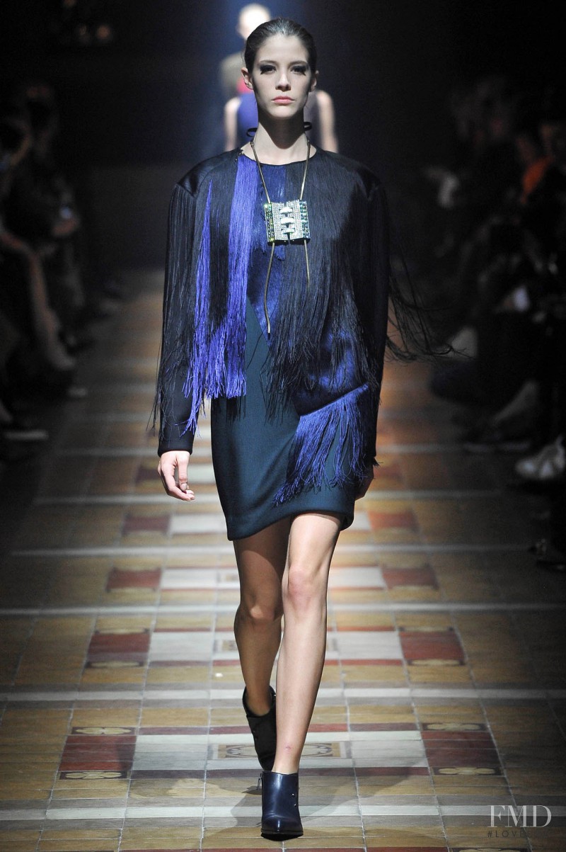 Carla Ciffoni featured in  the Lanvin fashion show for Autumn/Winter 2014