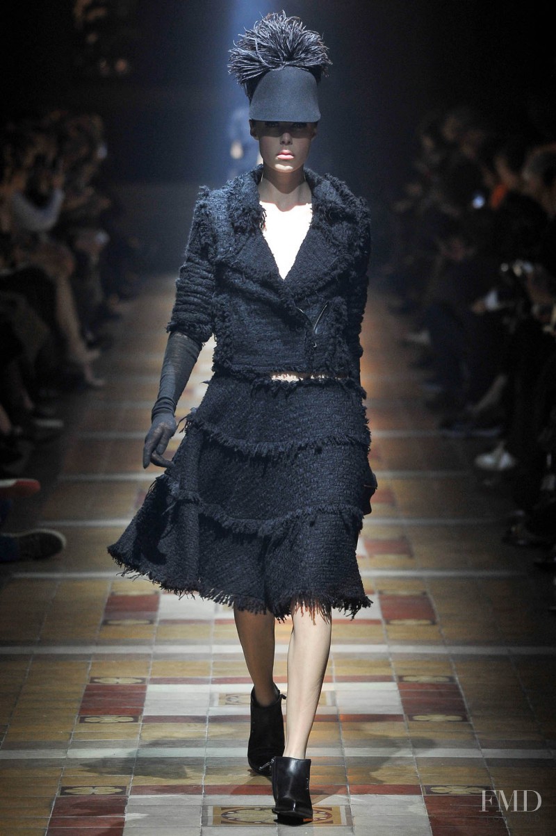 Edie Campbell featured in  the Lanvin fashion show for Autumn/Winter 2014