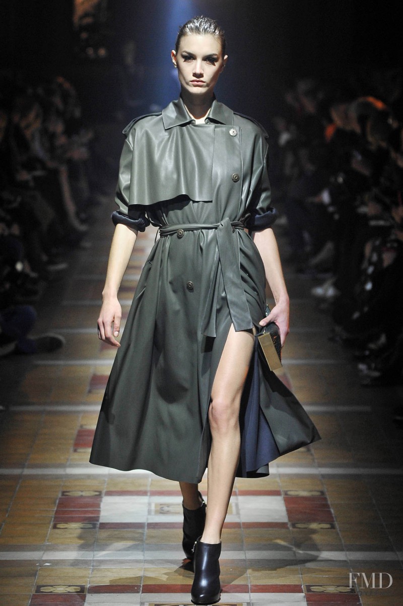 Ronja Furrer featured in  the Lanvin fashion show for Autumn/Winter 2014
