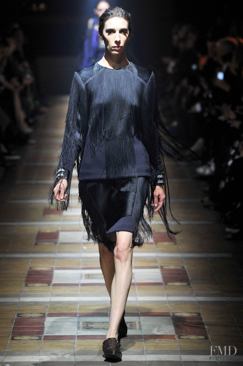 Jamie Bochert featured in  the Lanvin fashion show for Autumn/Winter 2014