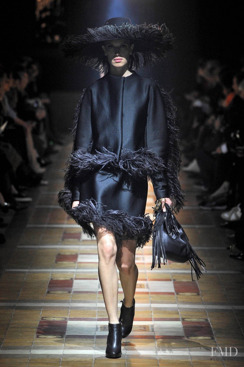 Sabrina Ioffreda featured in  the Lanvin fashion show for Autumn/Winter 2014