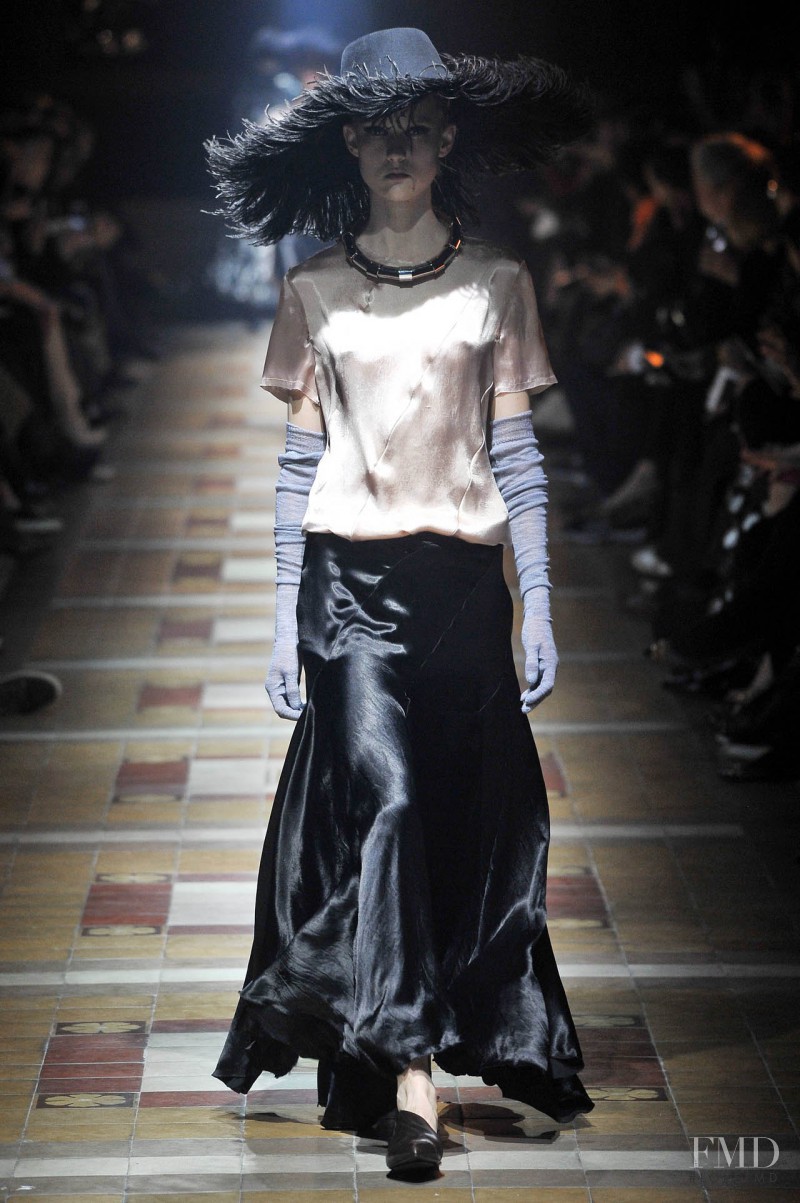 Harleth Kuusik featured in  the Lanvin fashion show for Autumn/Winter 2014