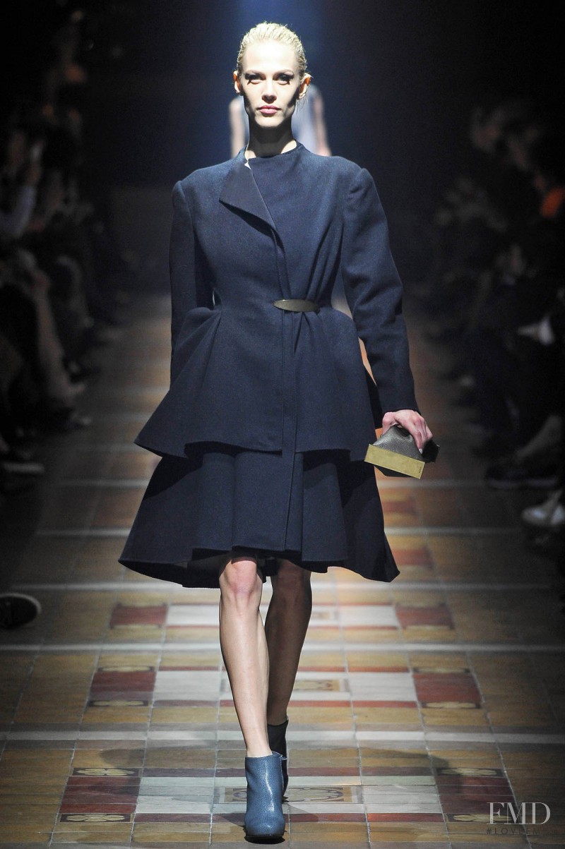 Aymeline Valade featured in  the Lanvin fashion show for Autumn/Winter 2014