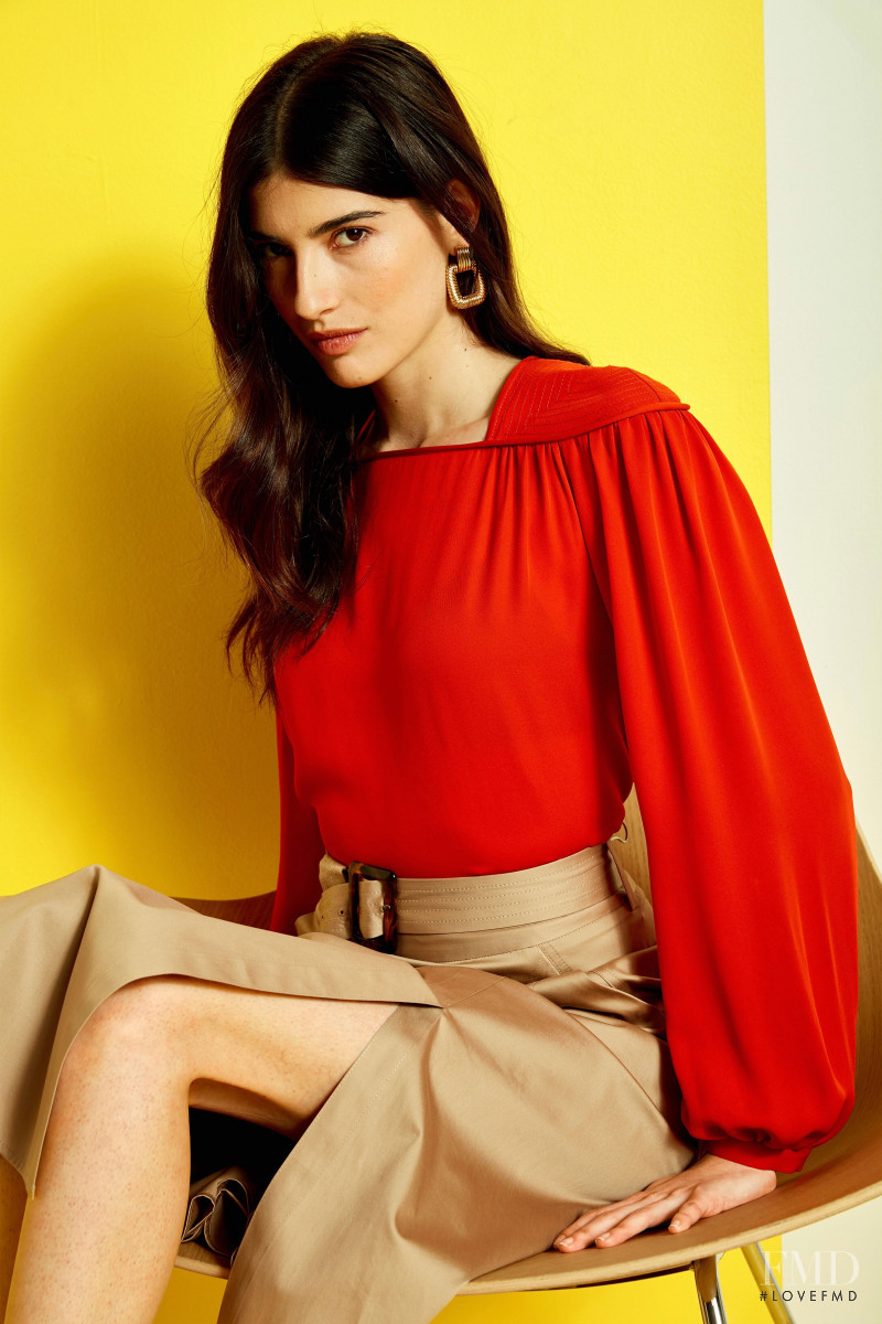 Bojana Reljic featured in  the Elie Tahari lookbook for Pre-Fall 2020