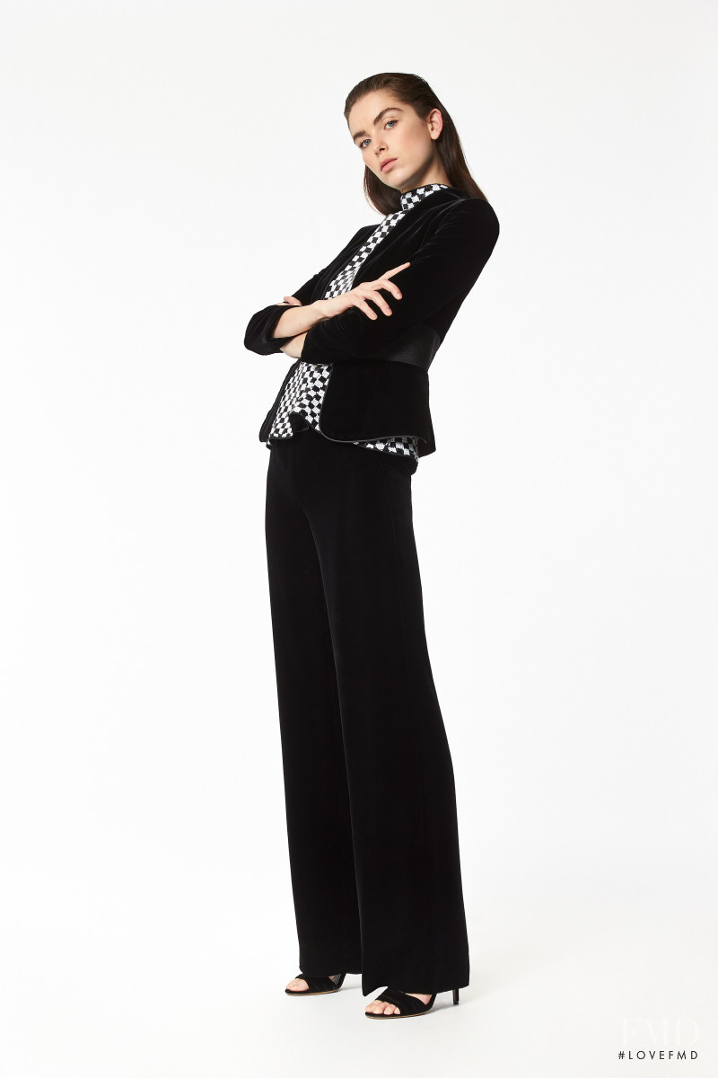 Sanne De Roo featured in  the Emporio Armani lookbook for Pre-Fall 2020