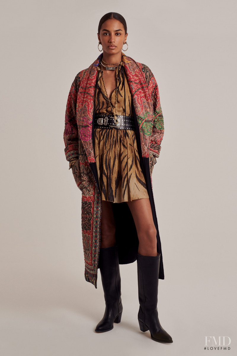 Sacha Quenby featured in  the Etro lookbook for Pre-Fall 2020