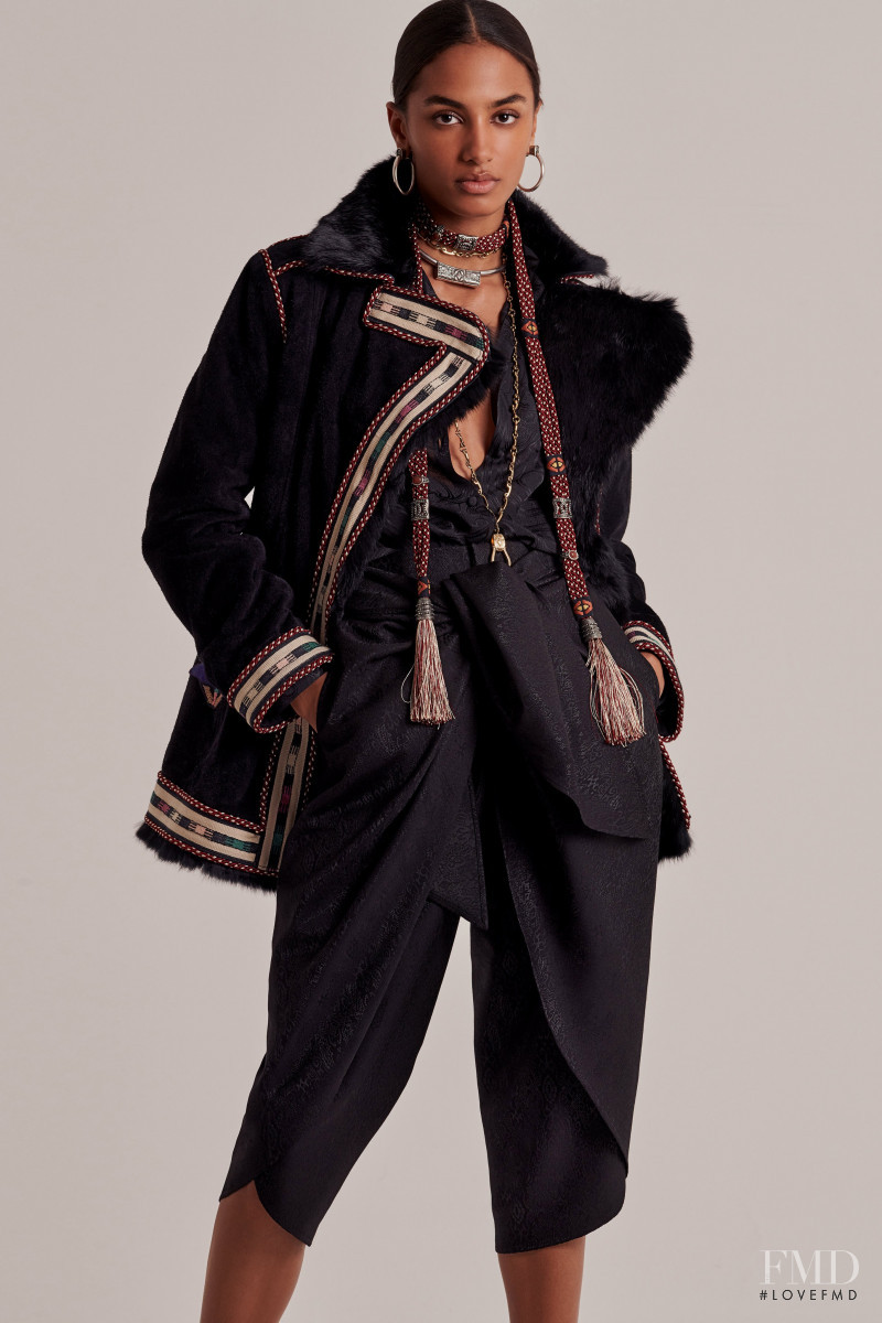 Sacha Quenby featured in  the Etro lookbook for Pre-Fall 2020