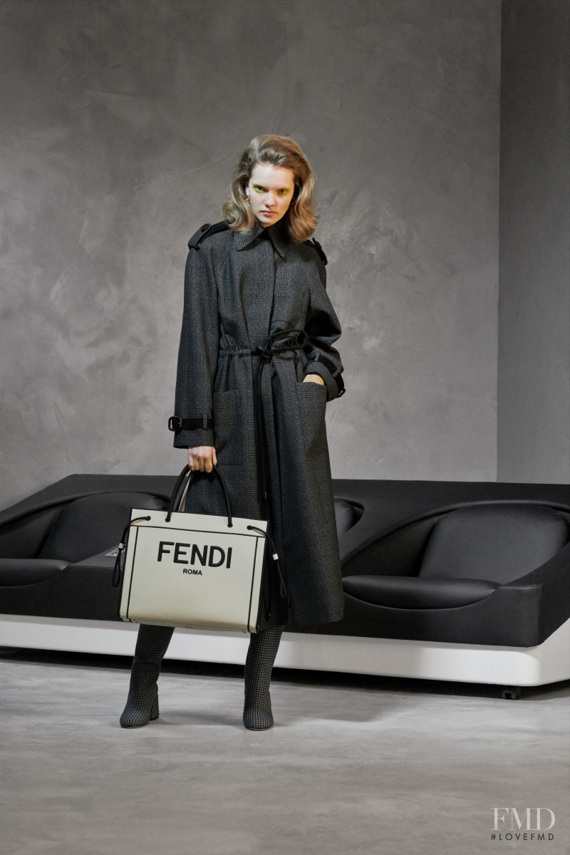 Penelope Ternes featured in  the Fendi lookbook for Pre-Fall 2020