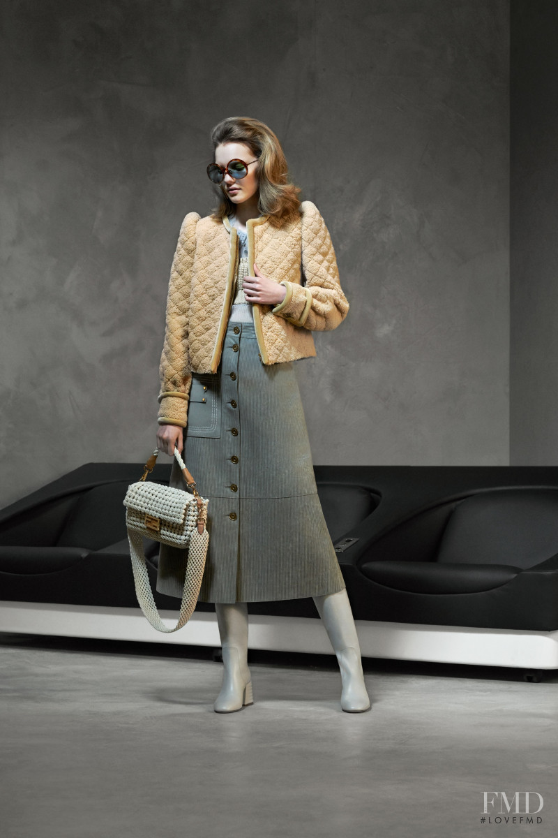 Penelope Ternes featured in  the Fendi lookbook for Pre-Fall 2020