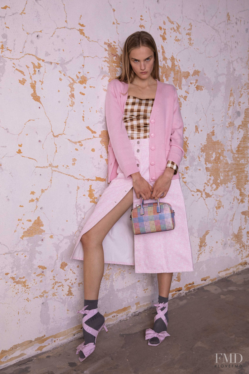 Josefine Lynderup featured in  the Ganni lookbook for Pre-Fall 2020