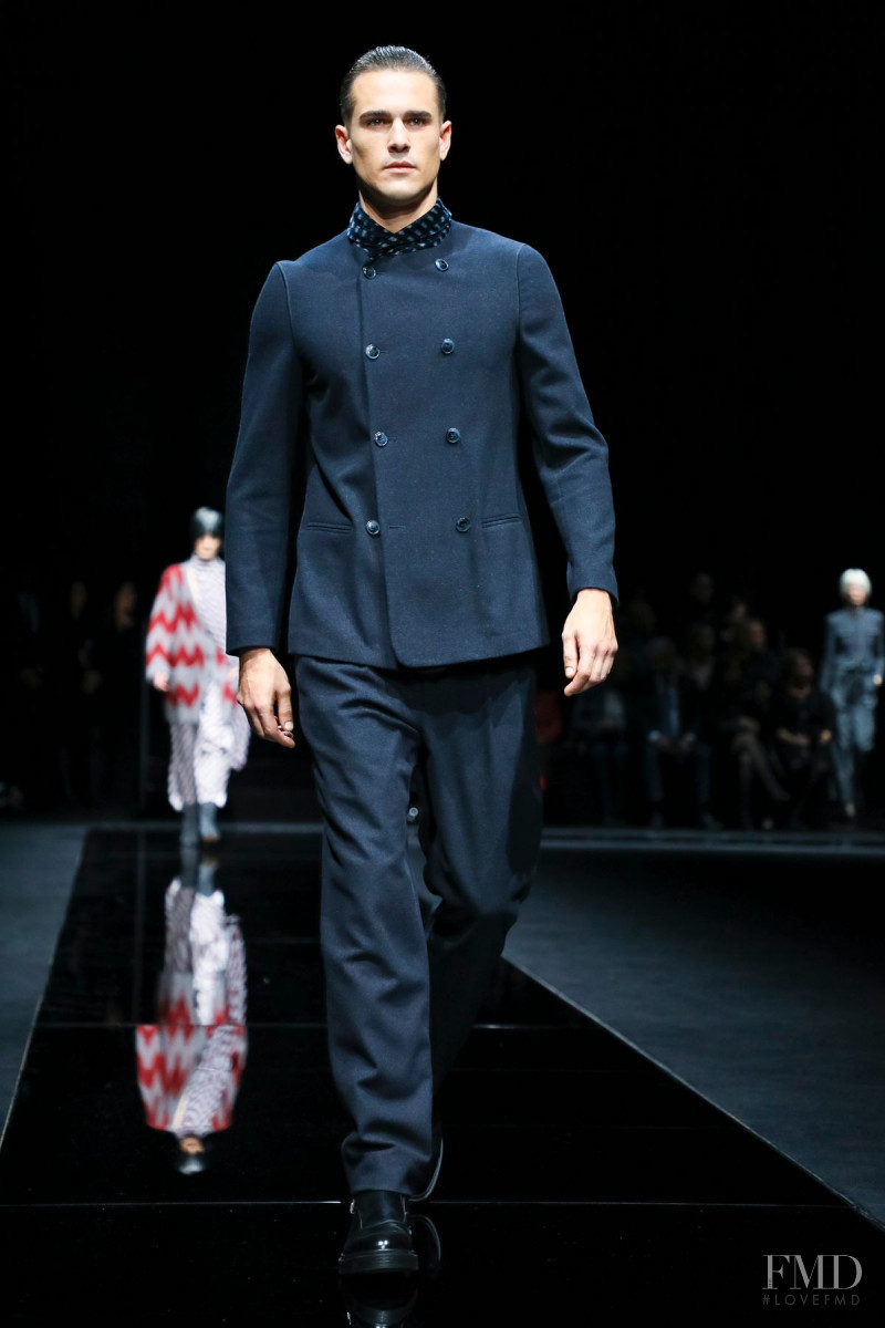 Gregorio Crappa featured in  the Giorgio Armani fashion show for Pre-Fall 2020
