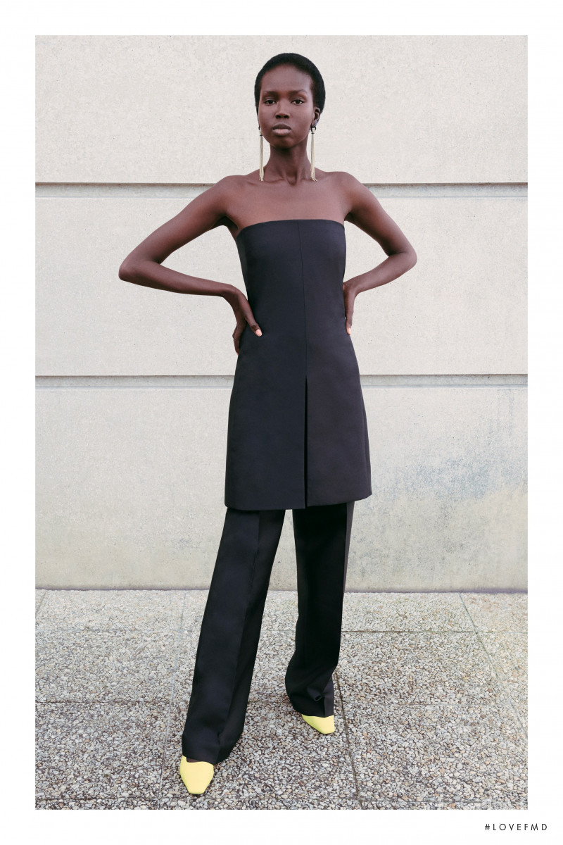 Ajok Madel featured in  the Givenchy lookbook for Pre-Fall 2020