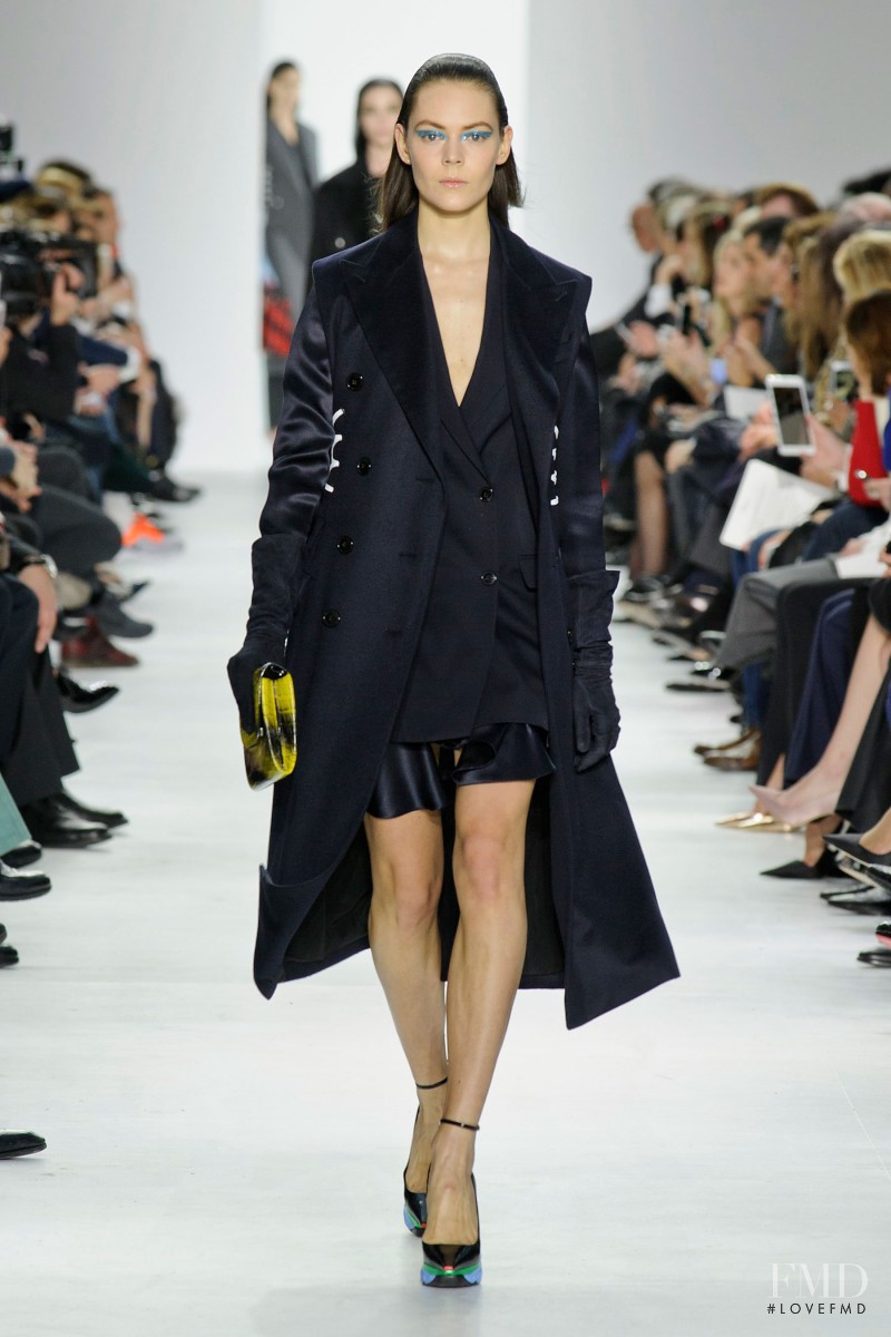 Kinga Rajzak featured in  the Christian Dior fashion show for Autumn/Winter 2014