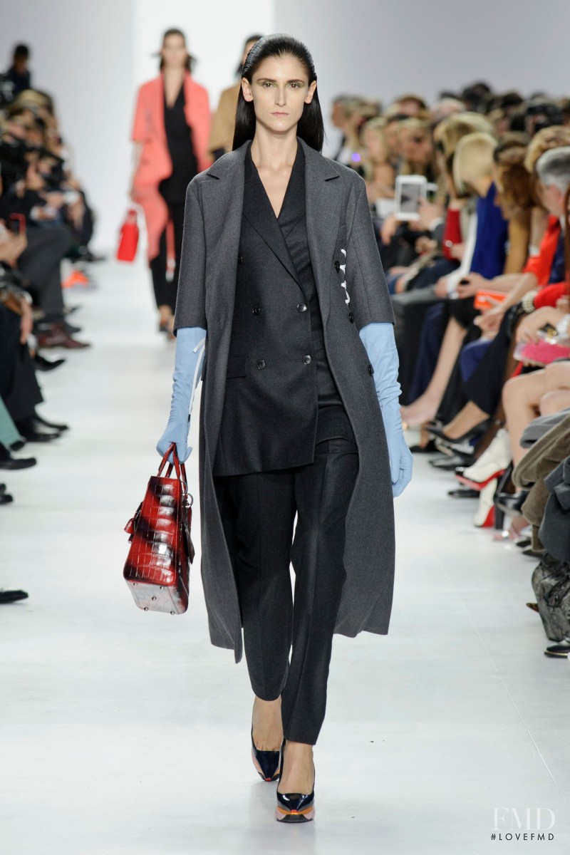 Daiane Conterato featured in  the Christian Dior fashion show for Autumn/Winter 2014