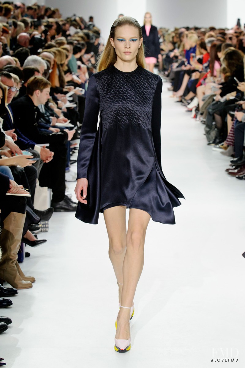 Anna Ewers featured in  the Christian Dior fashion show for Autumn/Winter 2014