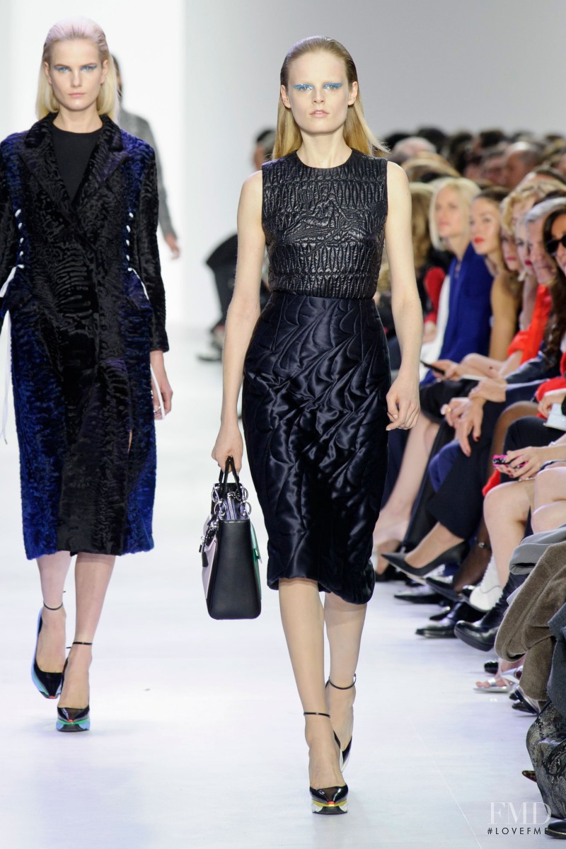 Hanne Gaby Odiele featured in  the Christian Dior fashion show for Autumn/Winter 2014