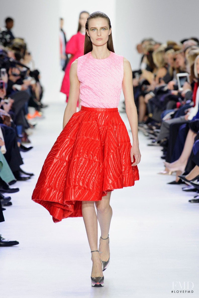 Vasilisa Pavlova featured in  the Christian Dior fashion show for Autumn/Winter 2014