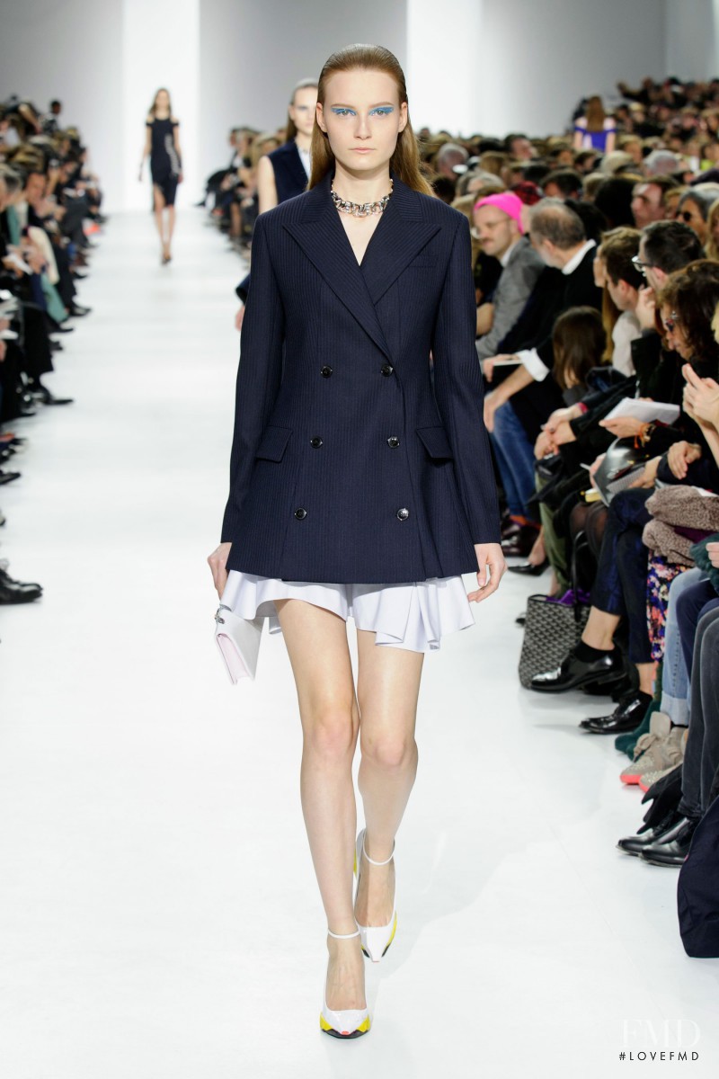 Franciska Gall featured in  the Christian Dior fashion show for Autumn/Winter 2014