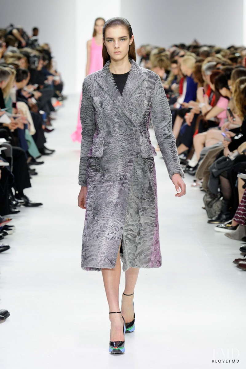 Olivia David featured in  the Christian Dior fashion show for Autumn/Winter 2014