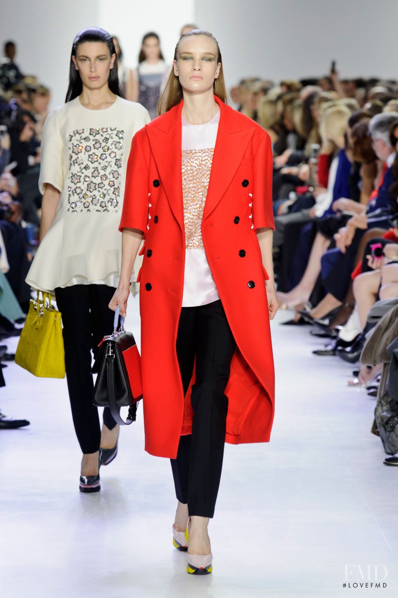 Charlotte Kay featured in  the Christian Dior fashion show for Autumn/Winter 2014