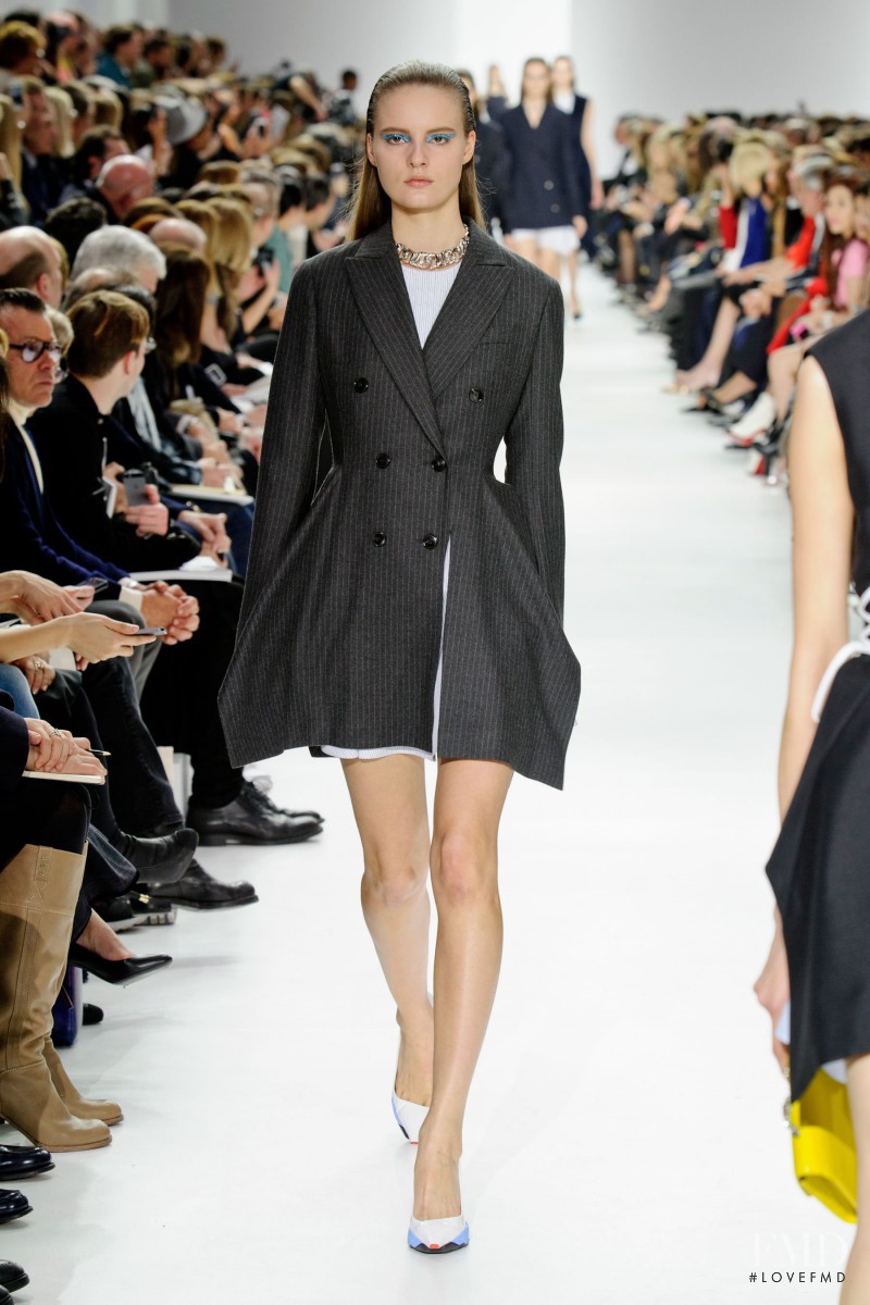 Tilda Lindstam featured in  the Christian Dior fashion show for Autumn/Winter 2014