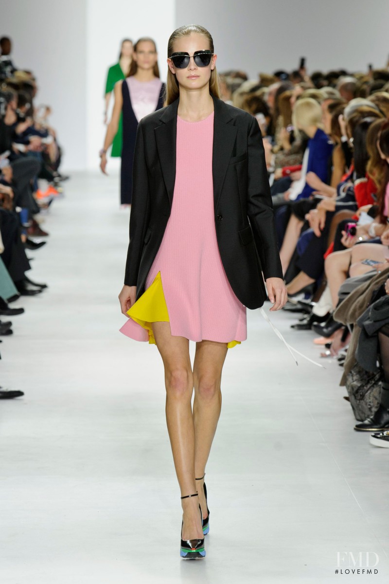 Ine Neefs featured in  the Christian Dior fashion show for Autumn/Winter 2014