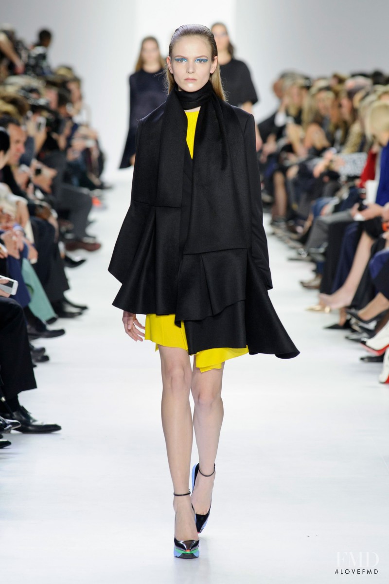 Jessica Bergs featured in  the Christian Dior fashion show for Autumn/Winter 2014