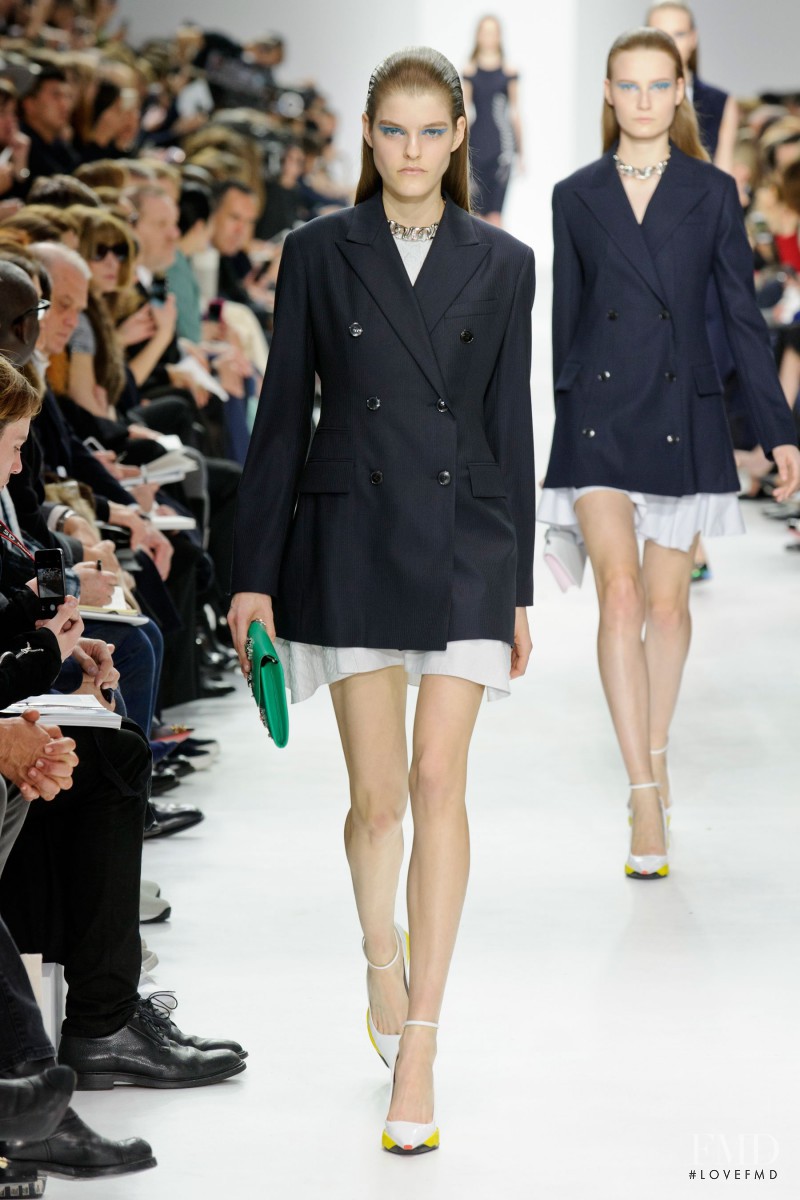 Kia Low featured in  the Christian Dior fashion show for Autumn/Winter 2014