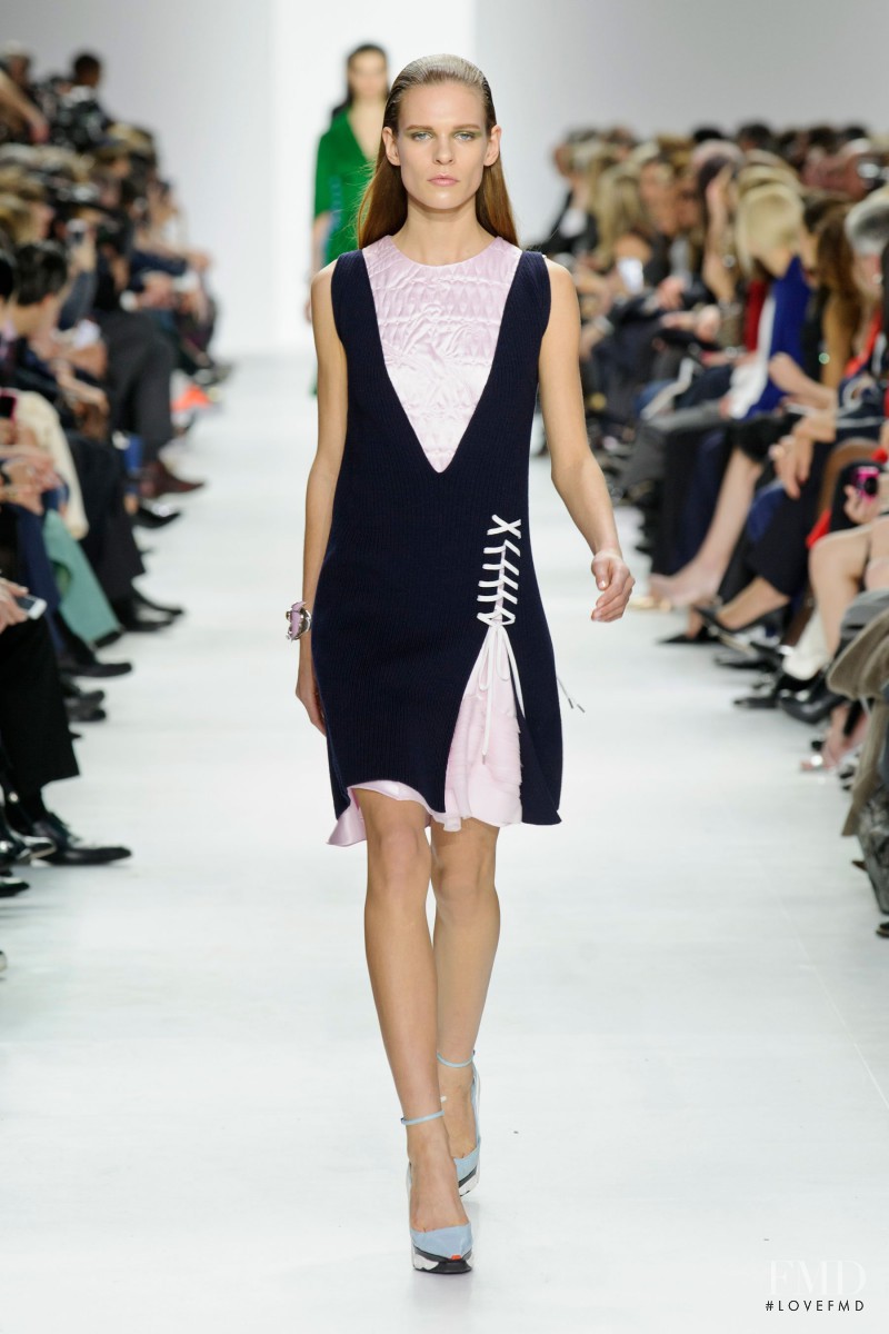 Katharina Hessen featured in  the Christian Dior fashion show for Autumn/Winter 2014