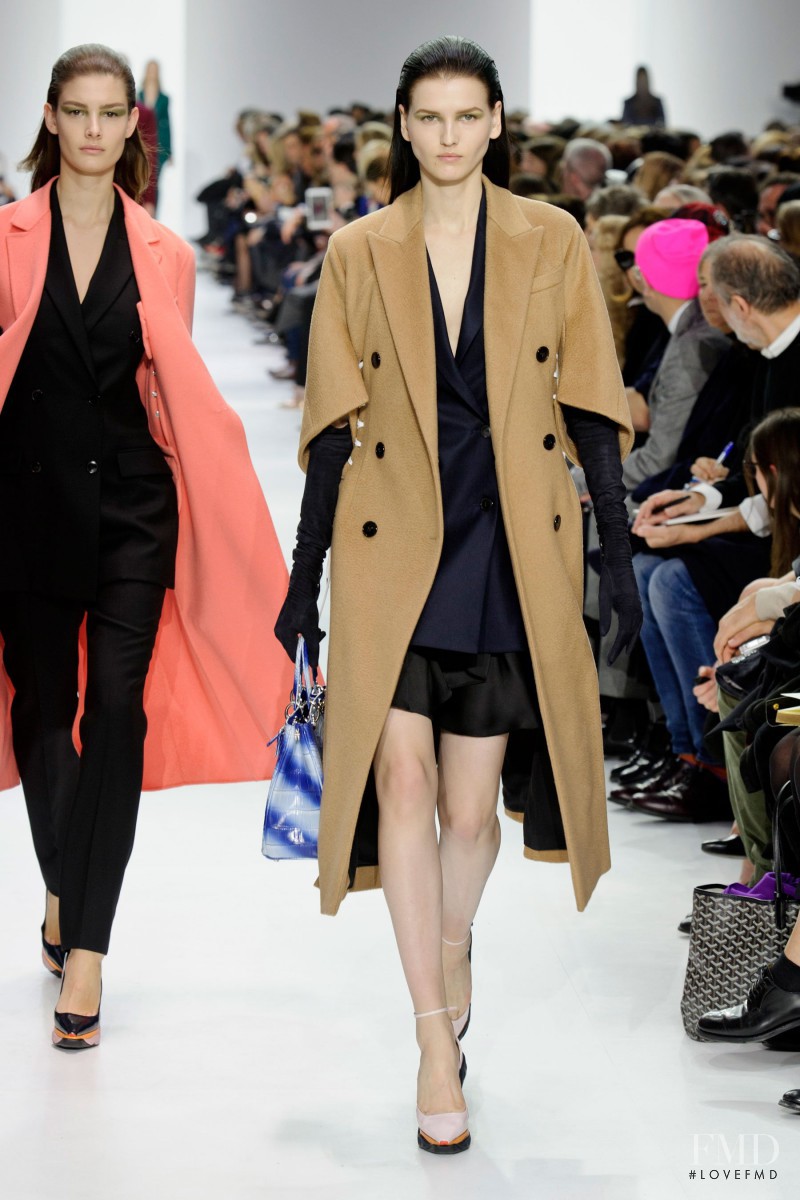 Katlin Aas featured in  the Christian Dior fashion show for Autumn/Winter 2014