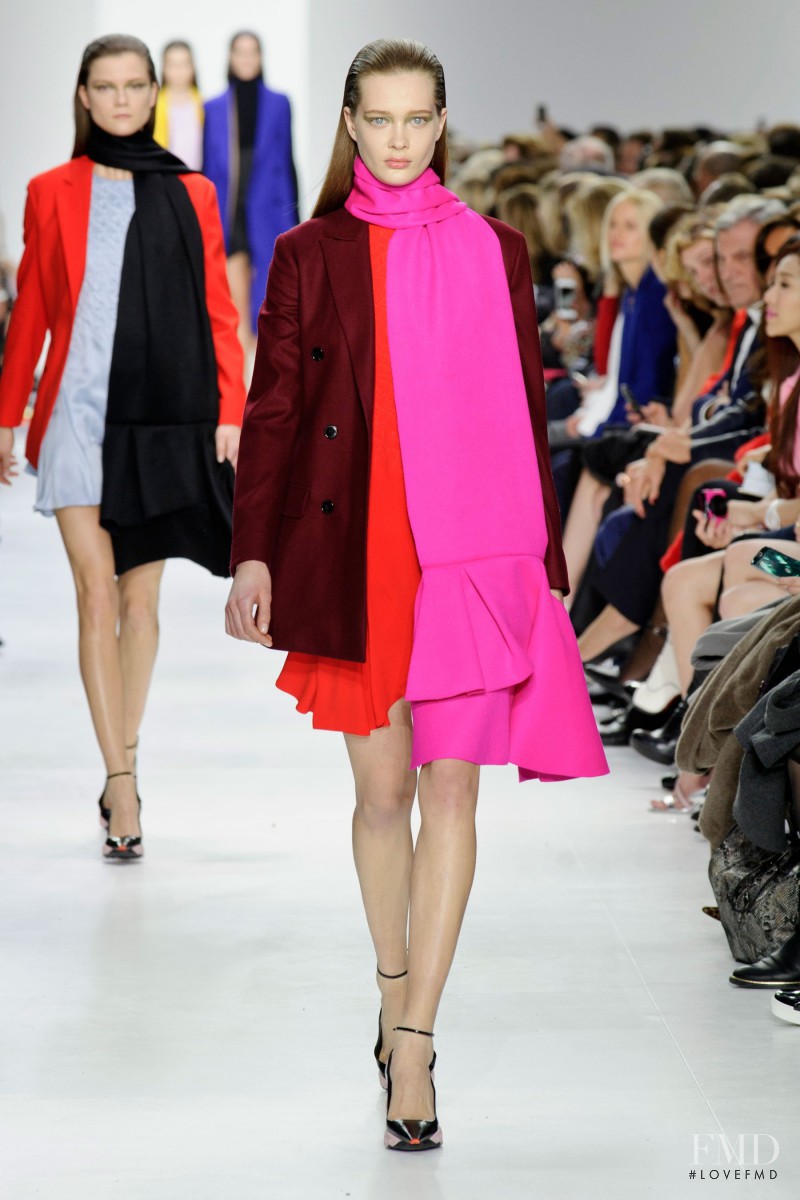 Tanya Katysheva featured in  the Christian Dior fashion show for Autumn/Winter 2014