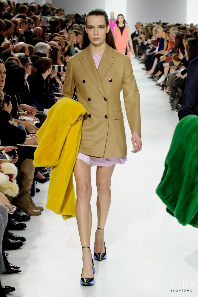 Taya Ermoshkina featured in  the Christian Dior fashion show for Autumn/Winter 2014