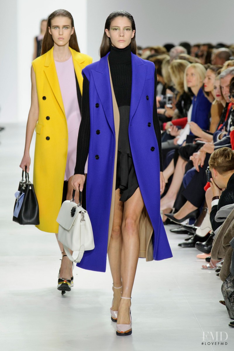 Carla Ciffoni featured in  the Christian Dior fashion show for Autumn/Winter 2014