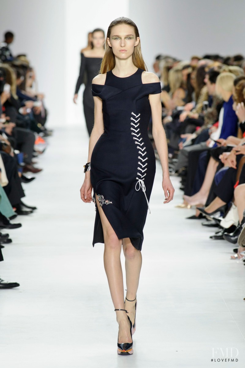 Zlata Mangafic featured in  the Christian Dior fashion show for Autumn/Winter 2014