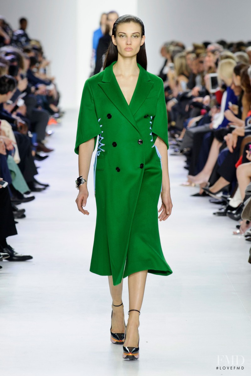 Dana Taylor featured in  the Christian Dior fashion show for Autumn/Winter 2014