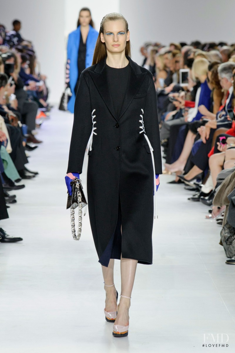 Carolina Sjöstrand featured in  the Christian Dior fashion show for Autumn/Winter 2014