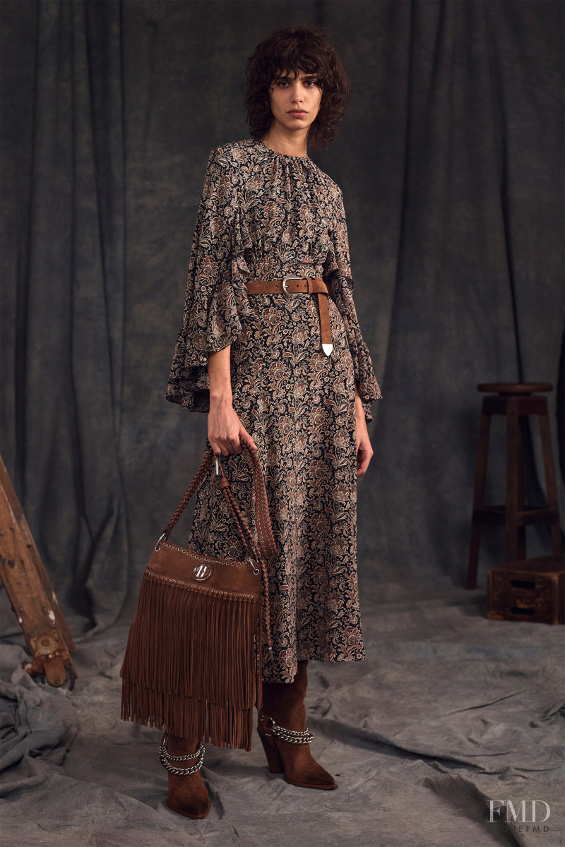 Mica Arganaraz featured in  the Michael Kors Collection lookbook for Pre-Fall 2020