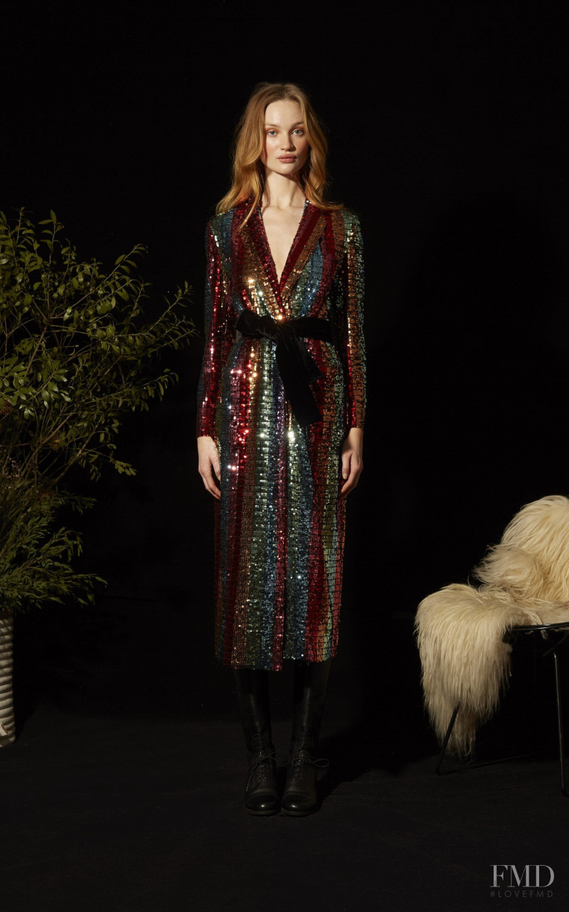 Sarah McSweeney featured in  the Markarian lookbook for Pre-Fall 2018