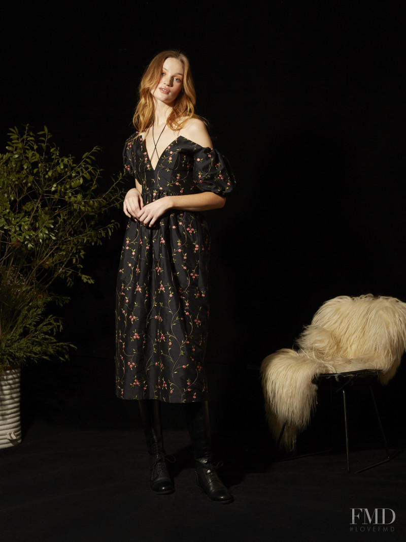 Sarah McSweeney featured in  the Markarian lookbook for Pre-Fall 2018