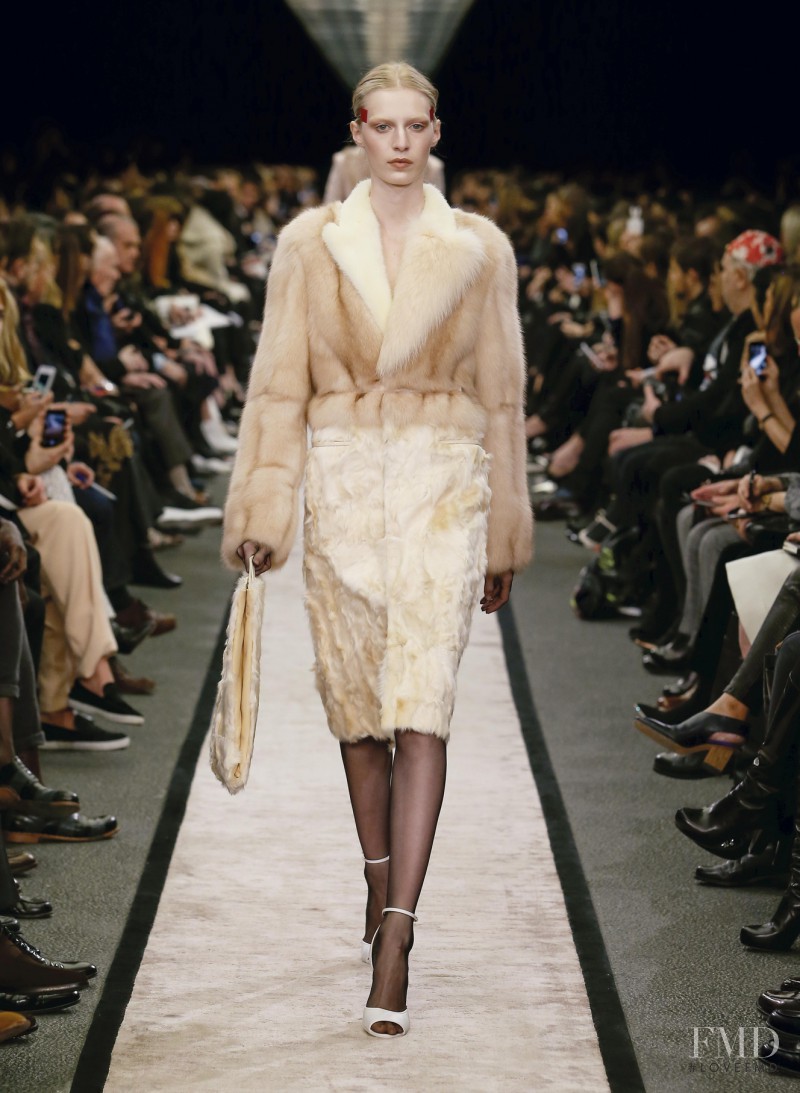 Julia Nobis featured in  the Givenchy fashion show for Autumn/Winter 2014